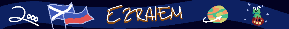 banner for ezra's website